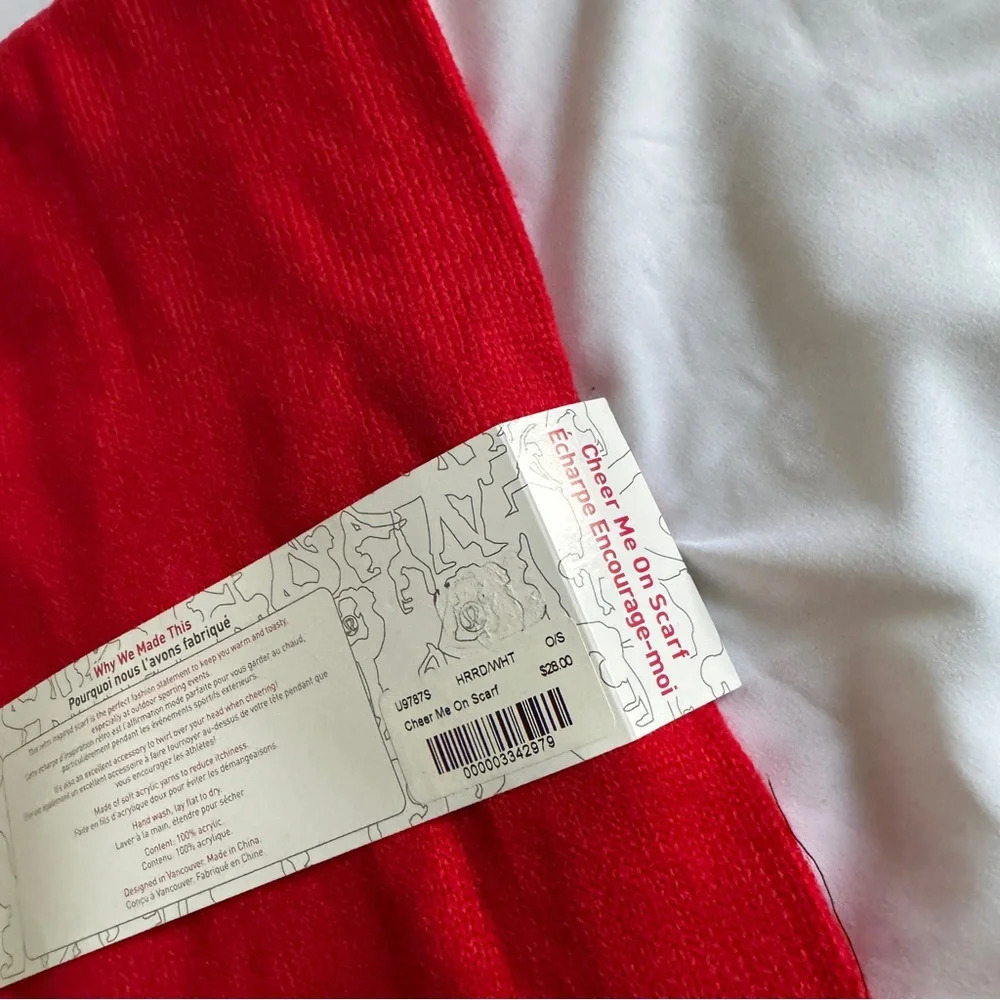 🆕🇨🇦 RARE 2010 Lululemon Canada Cheer Me On Scarf - Picture 5 of 6